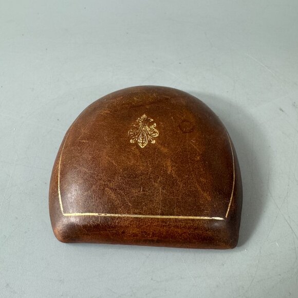 Vintage Italian Florence Leather Coin Purse c1970s Quality Tactile Item - Picture 1 of 10